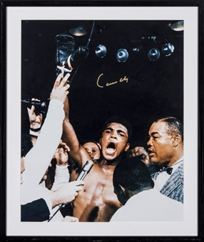 Muhammad Ali Autographed "Cassius Clay" Framed 20 x 24 Photograph (PSA/DNA)